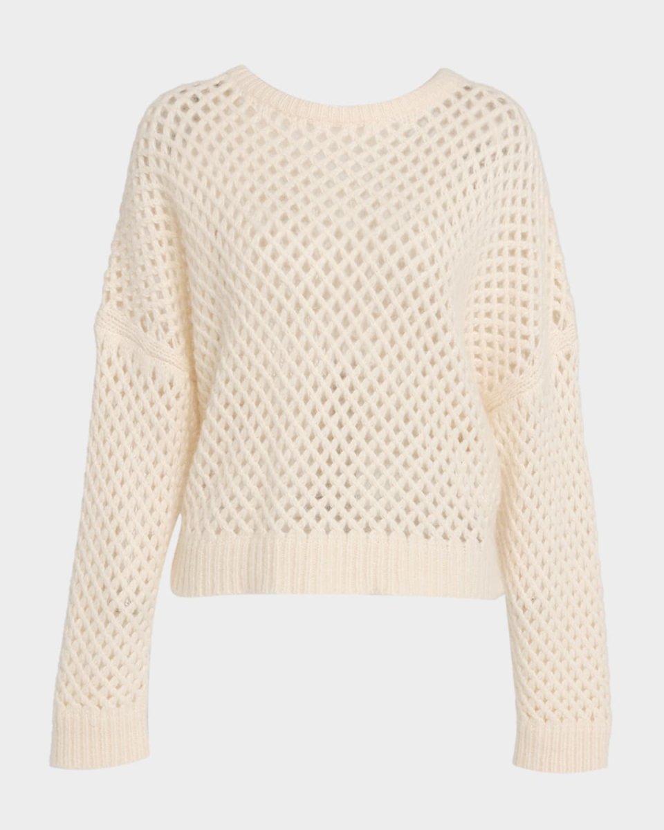Essen Open-Knit Cashmere-Silk Sweater